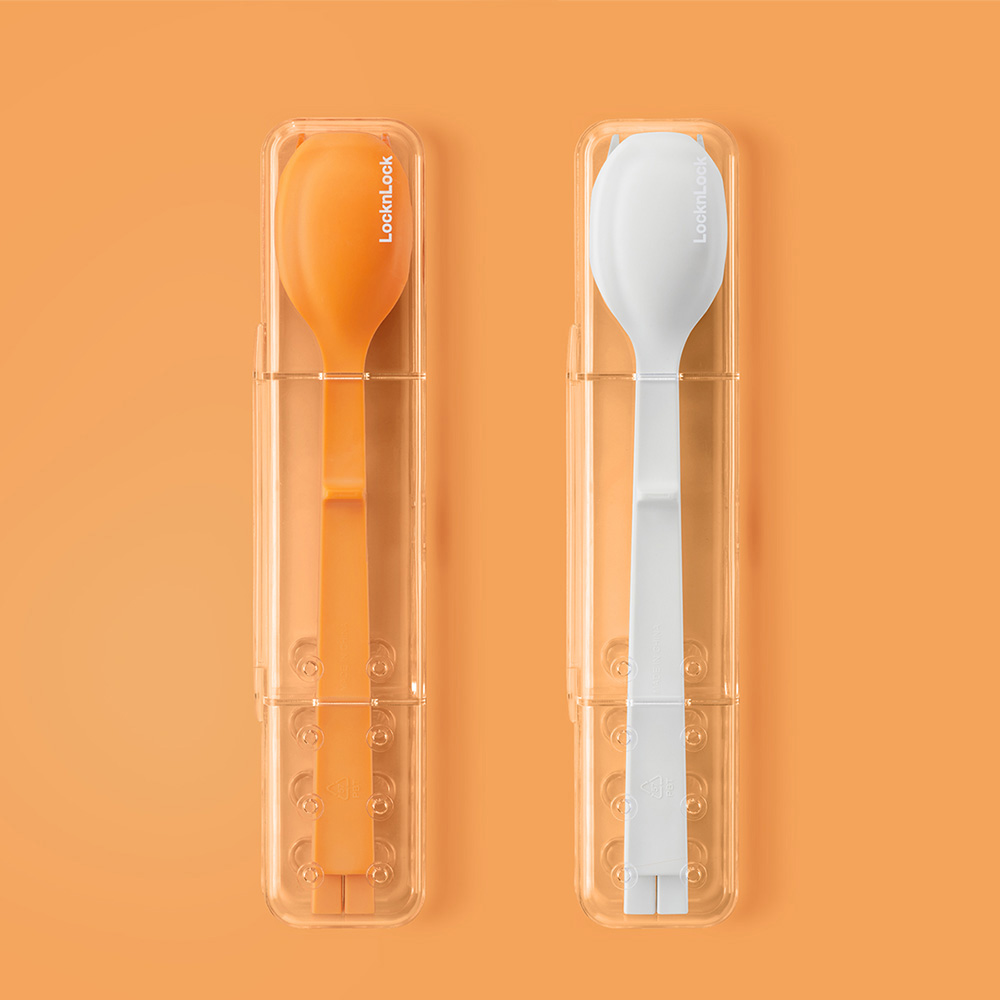 Bộ muỗng đũa nĩa xếp gọn LocknLock Lego Cutlery Set kèm hộp - TLL108